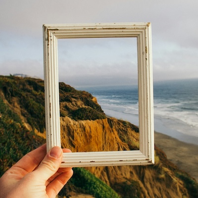 Frame with cards